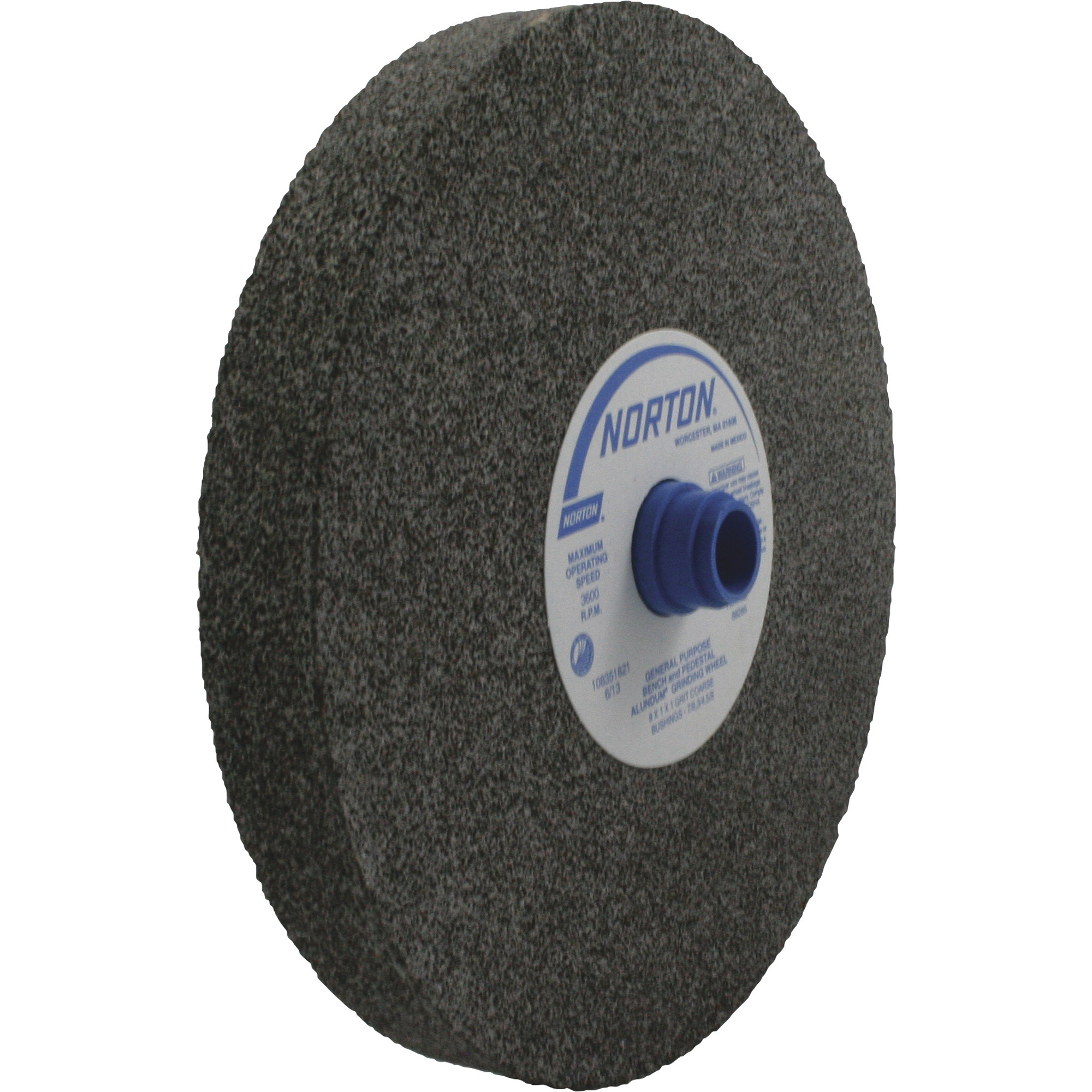 Norton General-Purpose Grinding Wheel, 8in., Coarse Grit